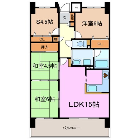 グランレイム赤池の物件間取画像